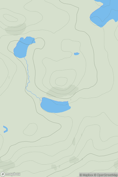 Thumbnail image for Cnoc na Moine [Killilan to Inverness] showing contour plot for surrounding peak